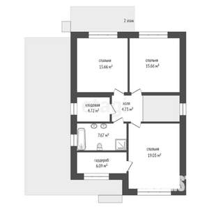 Дом 225м², 2-этажный, участок 9 сот.