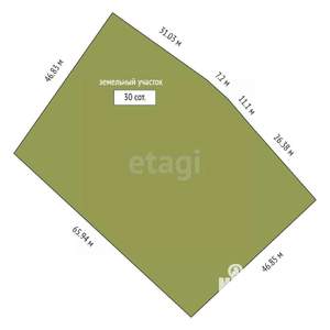 Дача 34м², 1-этажный, участок 30 сот.