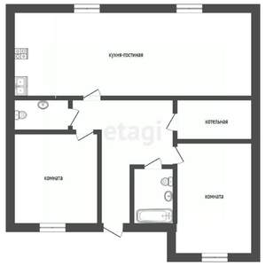 Дом 125м², 1-этажный, участок 5 сот.