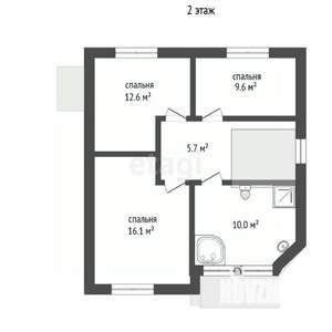 Дом 73м², 2-этажный, участок 8 сот.