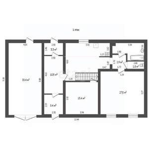Дом 185м&sup2;, 2-этажный, участок 9 сот.  
