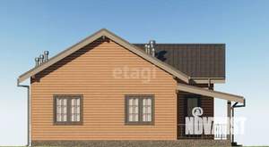 Дом 91м&sup2;, 1-этажный, участок 8 сот.  