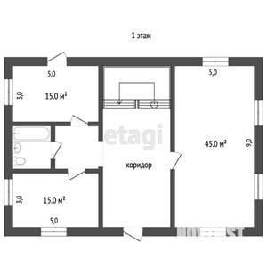 Дом 231м², 2-этажный, участок 20 сот.  