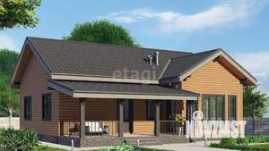 Дом 91м&sup2;, 1-этажный, участок 8 сот.  