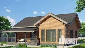 Дом 91м&sup2;, 1-этажный, участок 8 сот.  