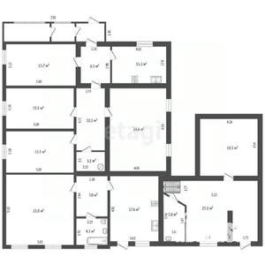 Дом 141м², 1-этажный, участок 5 сот.  