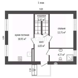 Дом 276м&sup2;, 2-этажный, участок 7 сот.  