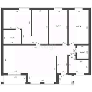 Дом 159м², 1-этажный, участок 11 сот.  