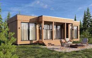 Дом 54м&sup2;, 1-этажный, участок 15 сот.  