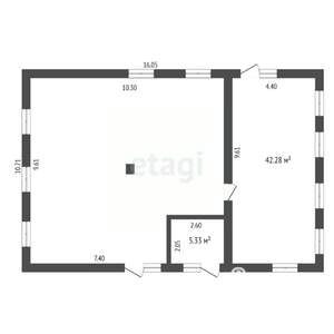 Дом 144м², 1-этажный, участок 8 сот.  