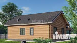 Дом 91м&sup2;, 1-этажный, участок 8 сот.  