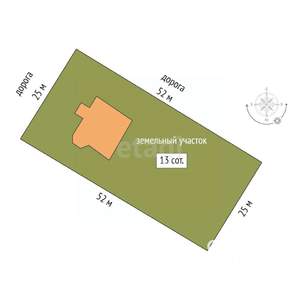 Дом 292м², 2-этажный, участок 13 сот.  