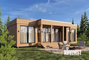 Дом 54м&sup2;, 1-этажный, участок 15 сот.  