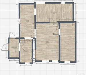 Дом 70м&sup2;, 1-этажный, участок 7 сот.  