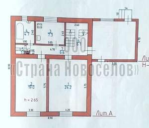 Дом 138м², 3-этажный, участок 6 сот.  