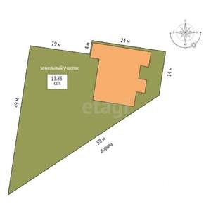 Дом 300м², 2-этажный, участок 14 сот.  