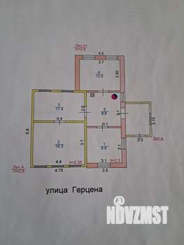 Дом 58м&sup2;, 1-этажный, участок 5 сот.  