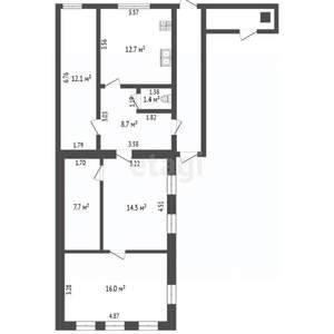 Дом 140м², 2-этажный, участок 8 сот.  