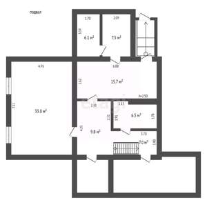 Дом 313м², 3-этажный, участок 11 сот.  