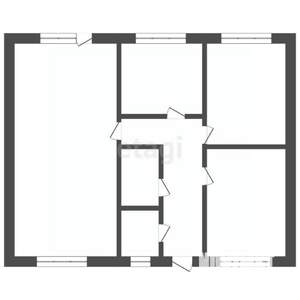 Дом 107м&sup2;, 1-этажный, участок 8 сот.  