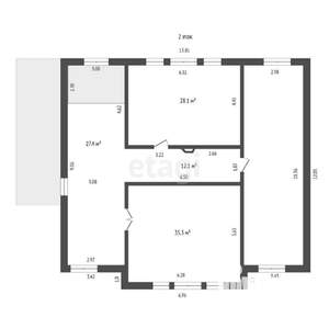 Дом 350м², 2-этажный, участок 15 сот.  