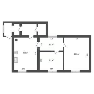 Дача 58м², 1-этажный, участок 15 сот.  