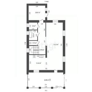Дом 140м², 2-этажный, участок 6 сот.  