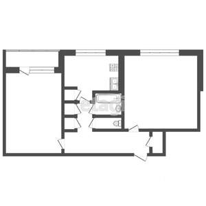 2-к квартира, на длительный срок, 49м2, 1/9 этаж