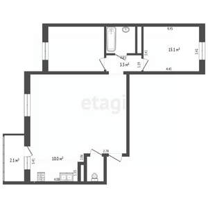 3-к квартира, на длительный срок, 98м2, 5/10 этаж