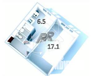 1-к квартира, на длительный срок, 33м2, 3/5 этаж