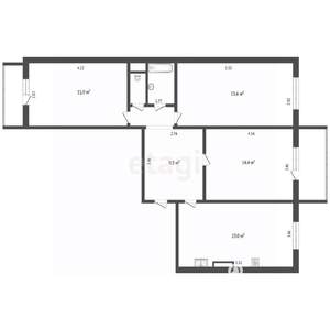 3-к квартира, на длительный срок, 80м2, 2/12 этаж