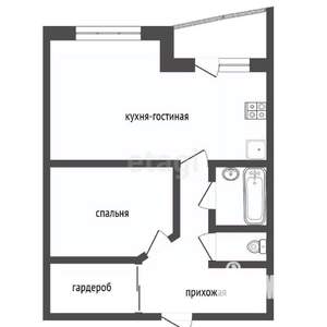 2-к квартира, на длительный срок, 47м2, 4/16 этаж