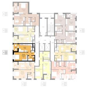 1-к квартира, вторичка, 39м2, 10/18 этаж