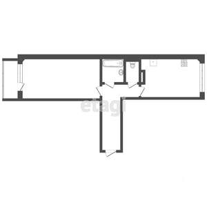 1-к квартира, вторичка, 39м2, 5/10 этаж