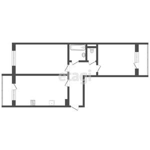 2-к квартира, вторичка, 68м2, 8/8 этаж