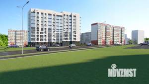 2-к квартира, строящийся дом, 67м2, 2/9 этаж