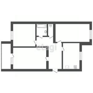 3-к квартира, вторичка, 58м2, 4/5 этаж