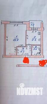 1-к квартира, вторичка, 35м2, 1/5 этаж