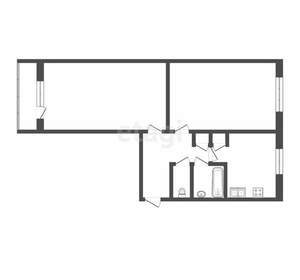 2-к квартира, вторичка, 47м2, 5/5 этаж