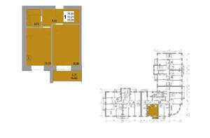 1-к квартира, вторичка, 45м2, 5/10 этаж