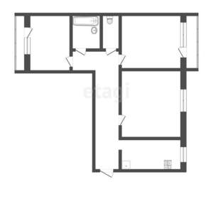 3-к квартира, вторичка, 56м2, 2/9 этаж