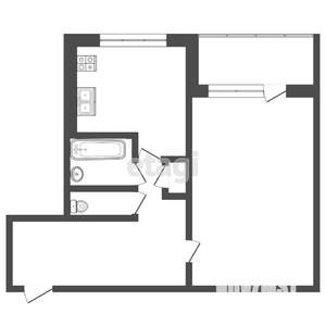 1-к квартира, вторичка, 33м2, 3/10 этаж