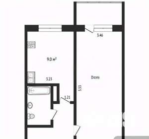 1-к квартира, вторичка, 37м2, 8/10 этаж