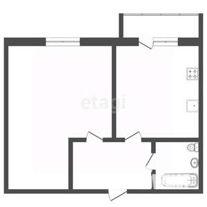 1-к квартира, вторичка, 34м2, 9/10 этаж