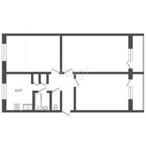 3-к квартира, вторичка, 60м2, 5/5 этаж