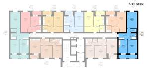 2-к квартира, вторичка, 64м2, 10/12 этаж