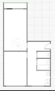 2-к квартира, вторичка, 48м2, 5/5 этаж