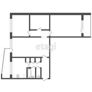 4-к квартира, вторичка, 64м2, 7/9 этаж