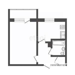 1-к квартира, вторичка, 37м2, 5/10 этаж