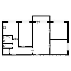 4-к квартира, вторичка, 64м2, 7/9 этаж